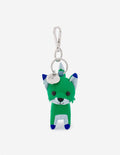 Small Colorblock Fox Bag Charm Grass  Green-taille