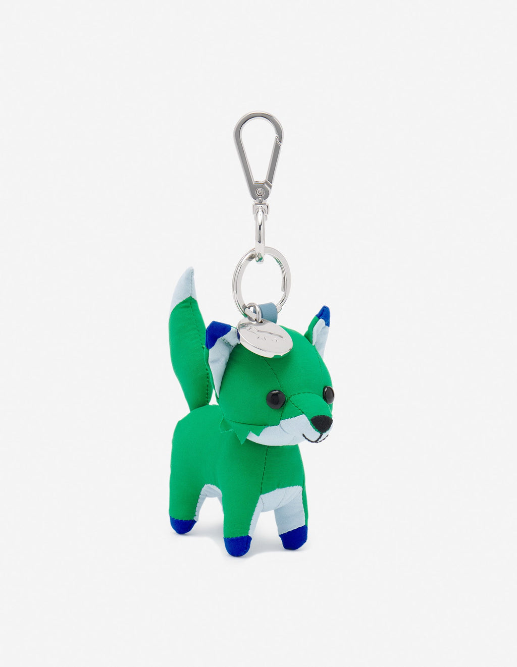 Small Colorblock Fox Bag Charm Grass  Green-taille