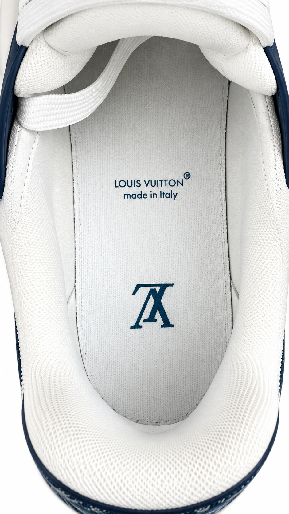 Sneakers Louis Vuitton LV Trainer Monogram Denim - Bleu - Pointure 41
