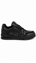 Sneakers Louis Vuitton LV Trainer Triple Black Monogram - Noir - Pointure 40