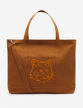 Bold Fox Head Xl Tote Bag Golden Brown