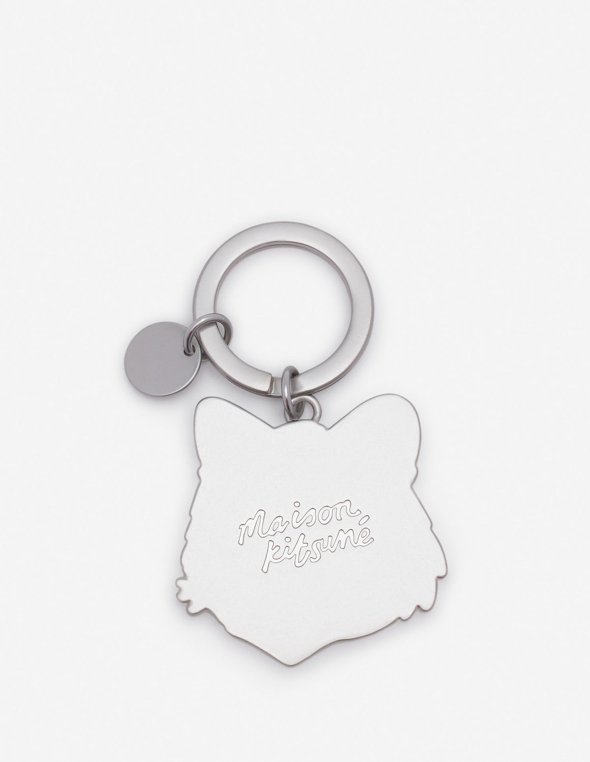 Bold Fox Head Keyring Charm Tobacco