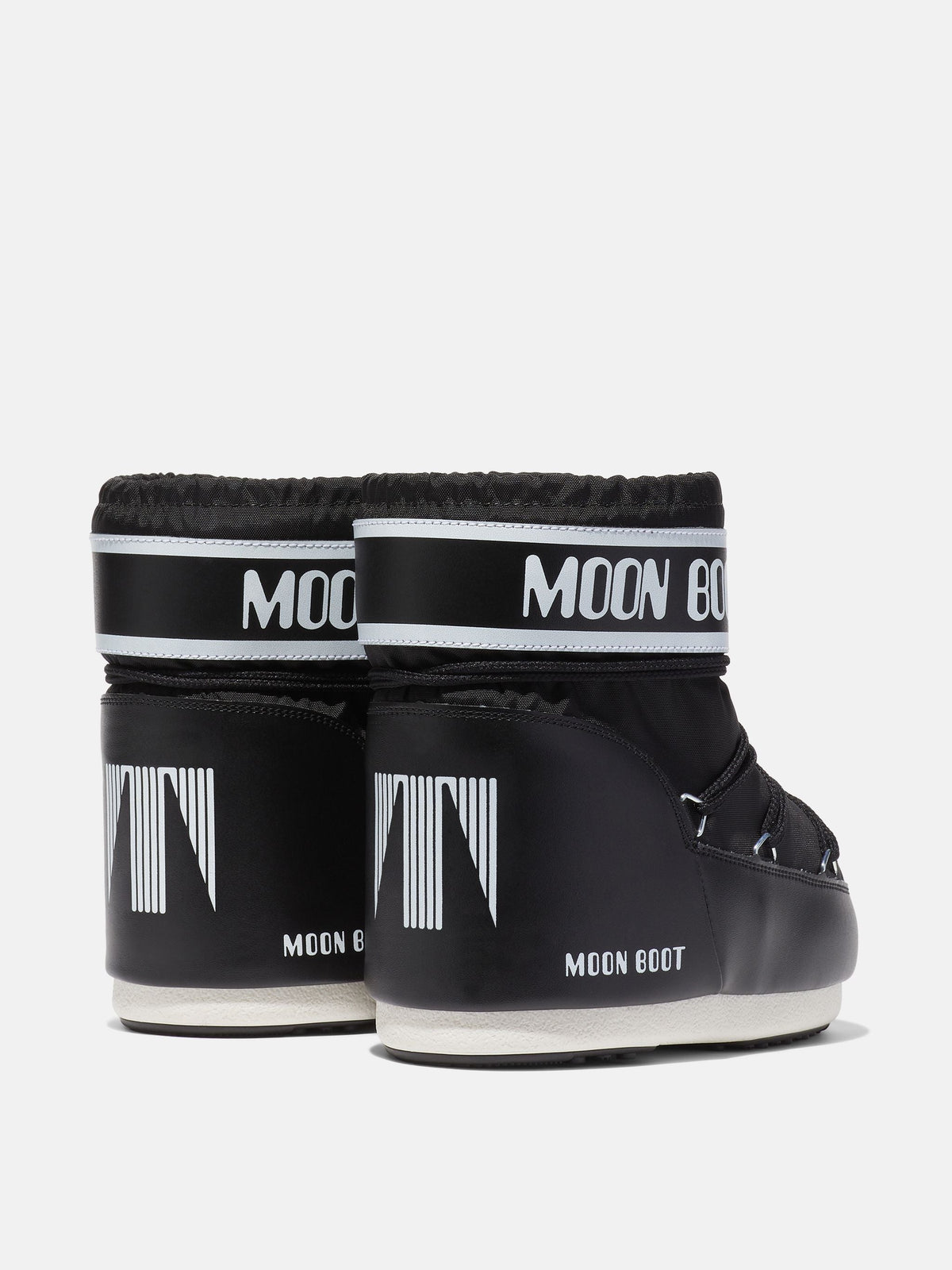 Icon Low Black Nylon Boots