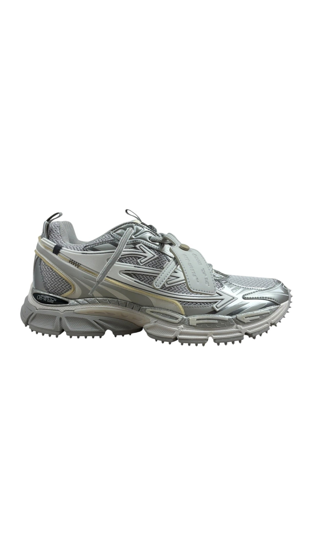 Sneakers Off-White Be Right Back gris argent - Neuf