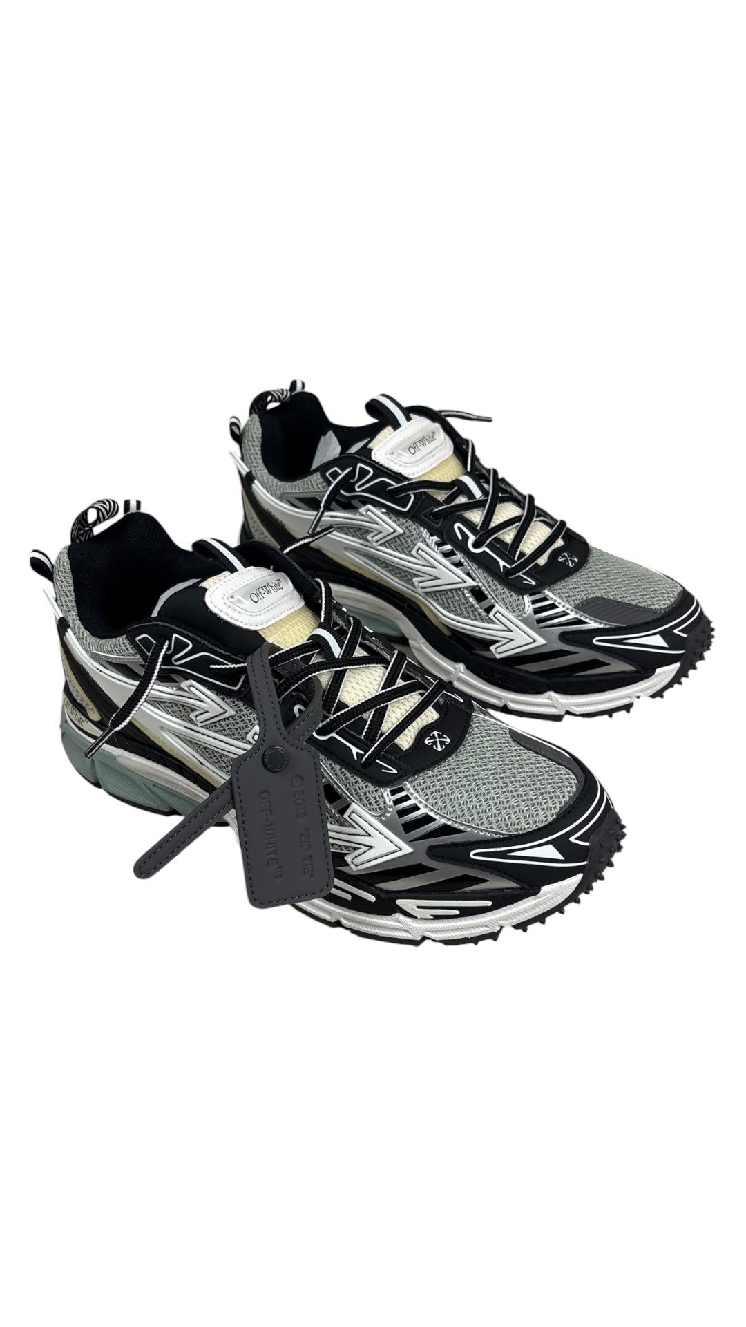 Sneakers Off-White Be Right Back gris clair noir - Neuf