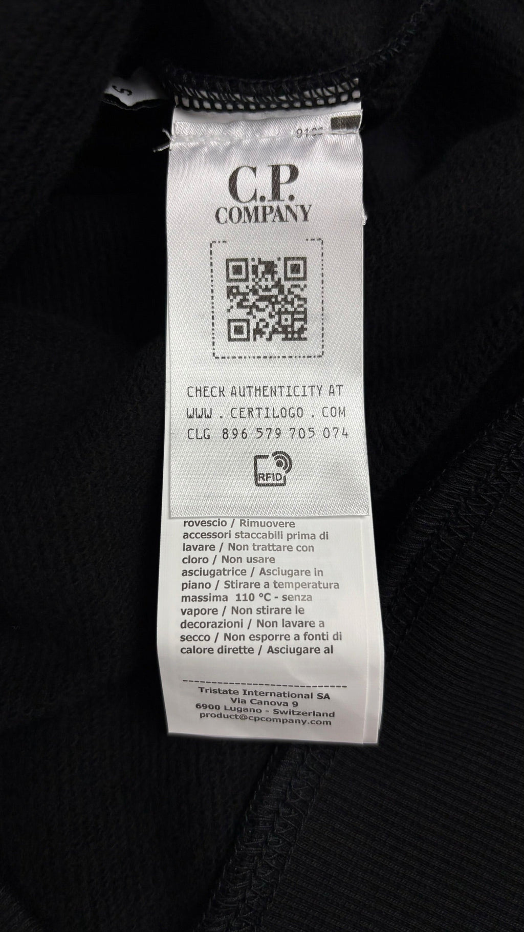Crewneck C.P Company - Noir - Neuf - Collection 2026