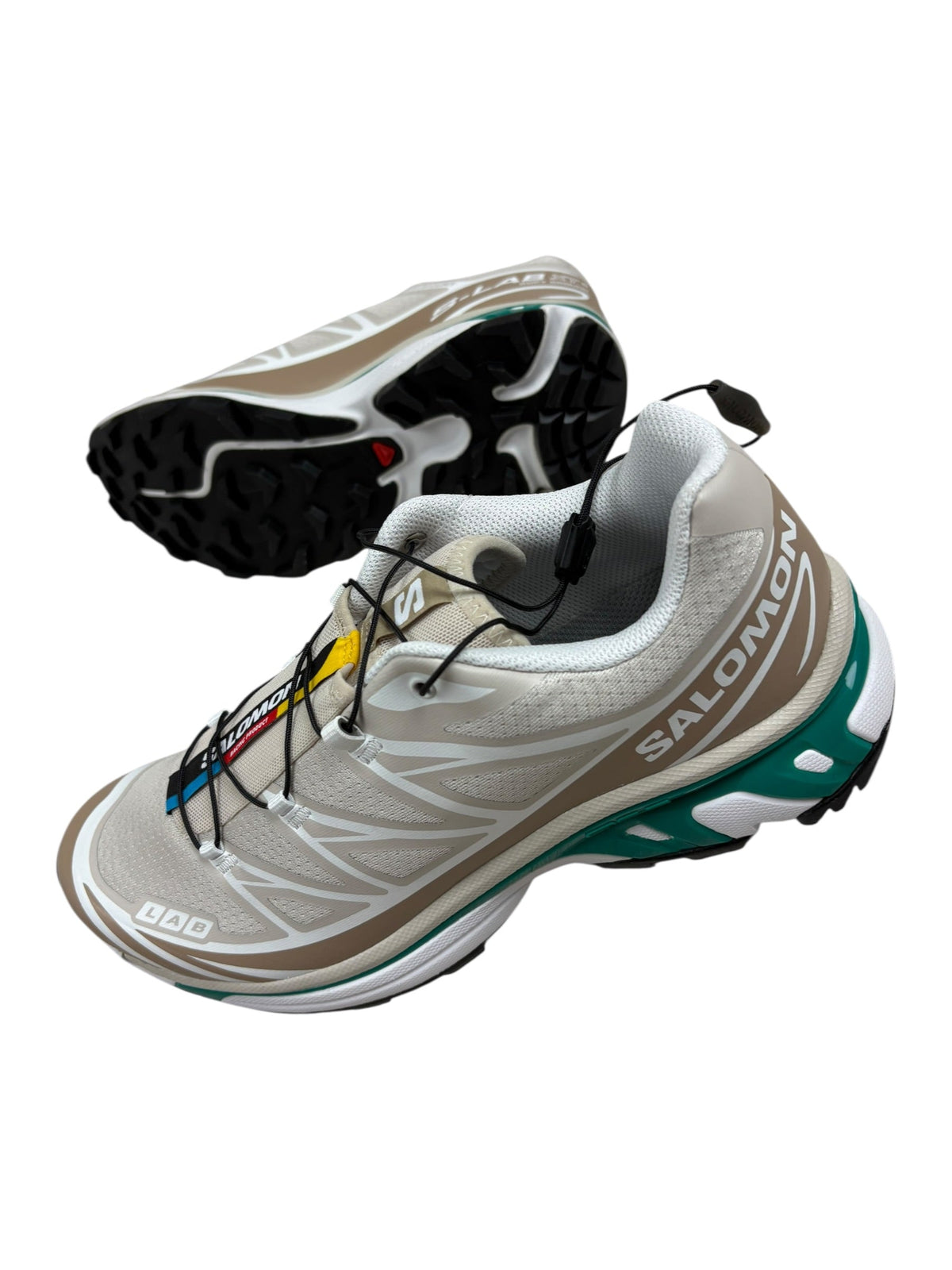 Sneakers Salomon XT-6 Rainy Day/Chinchilla/Dynasty Green - Neuf