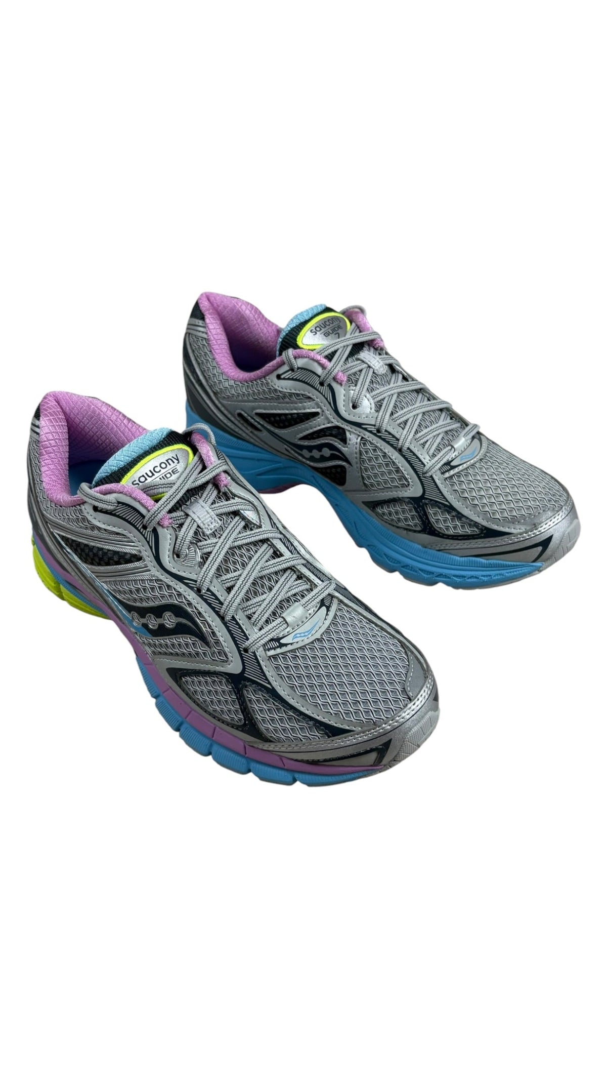 Sneakers Saucony Progrid Guide 7 - Gris/Vert/Bleu - Neuf