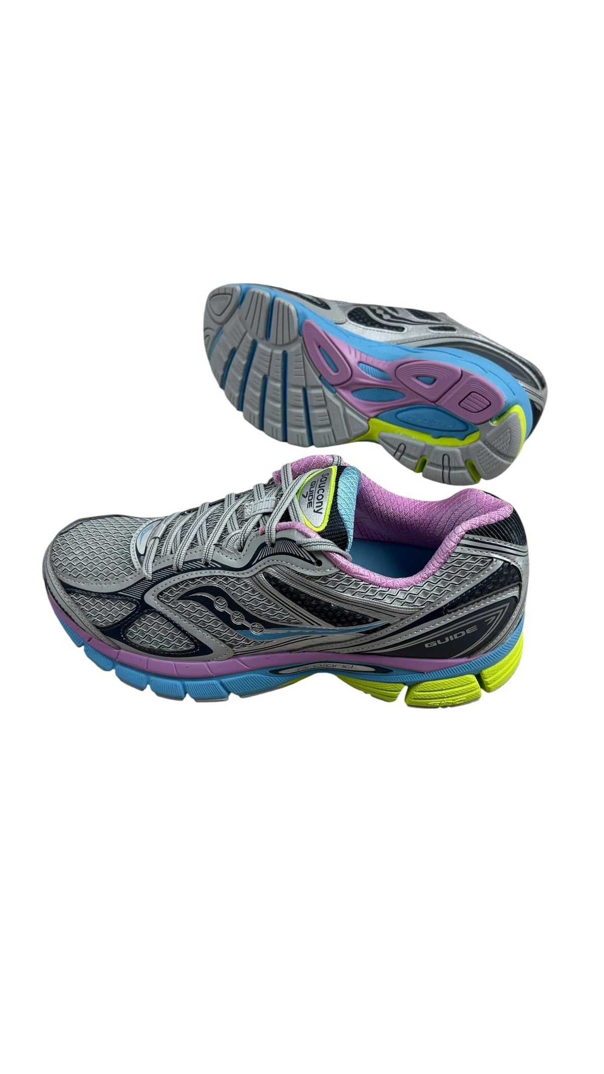 Sneakers Saucony Progrid Guide 7 - Gris/Vert/Bleu - Neuf