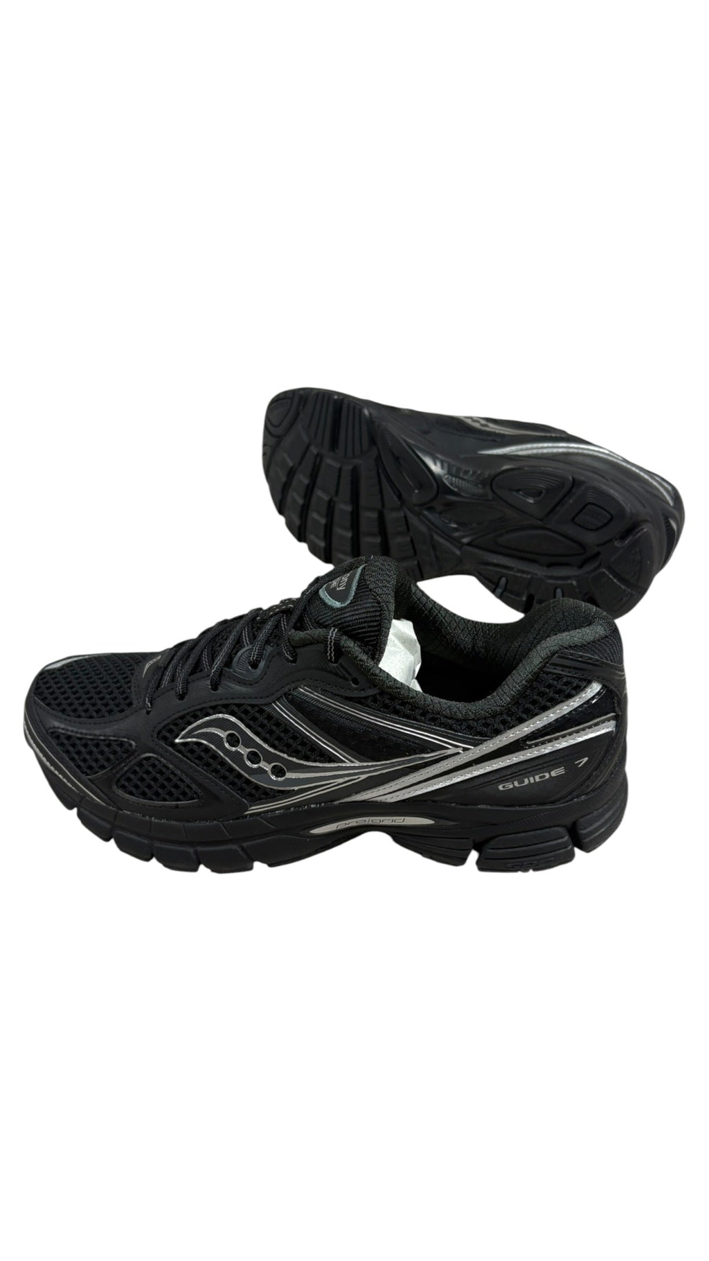 Sneakers Saucony Progrid Guide 7 - Noir/Argent - Neuf