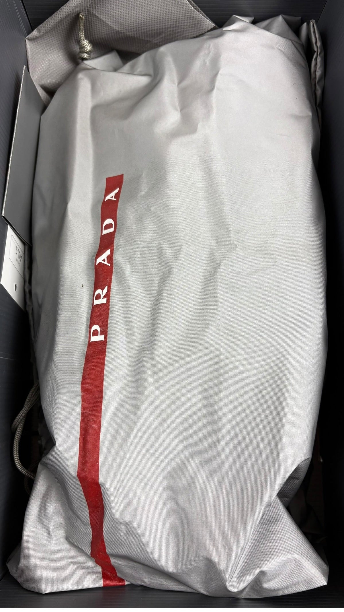 Sneakers Prada Aviator Sport En Cuir - Noir - Taille 40.5