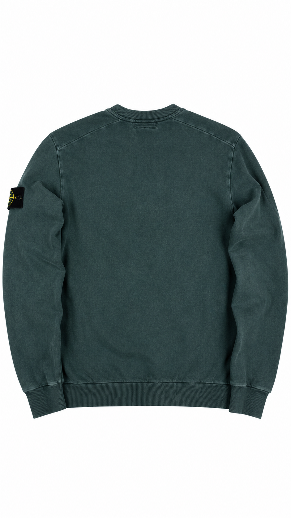 Sweat-shirt Stone Island Teinture Délavée - Vert - Taille M