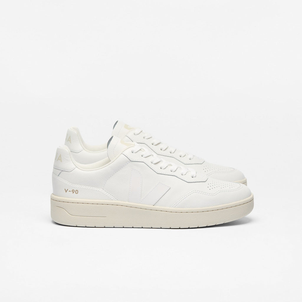 Men's V-90 LEATHER WHITE