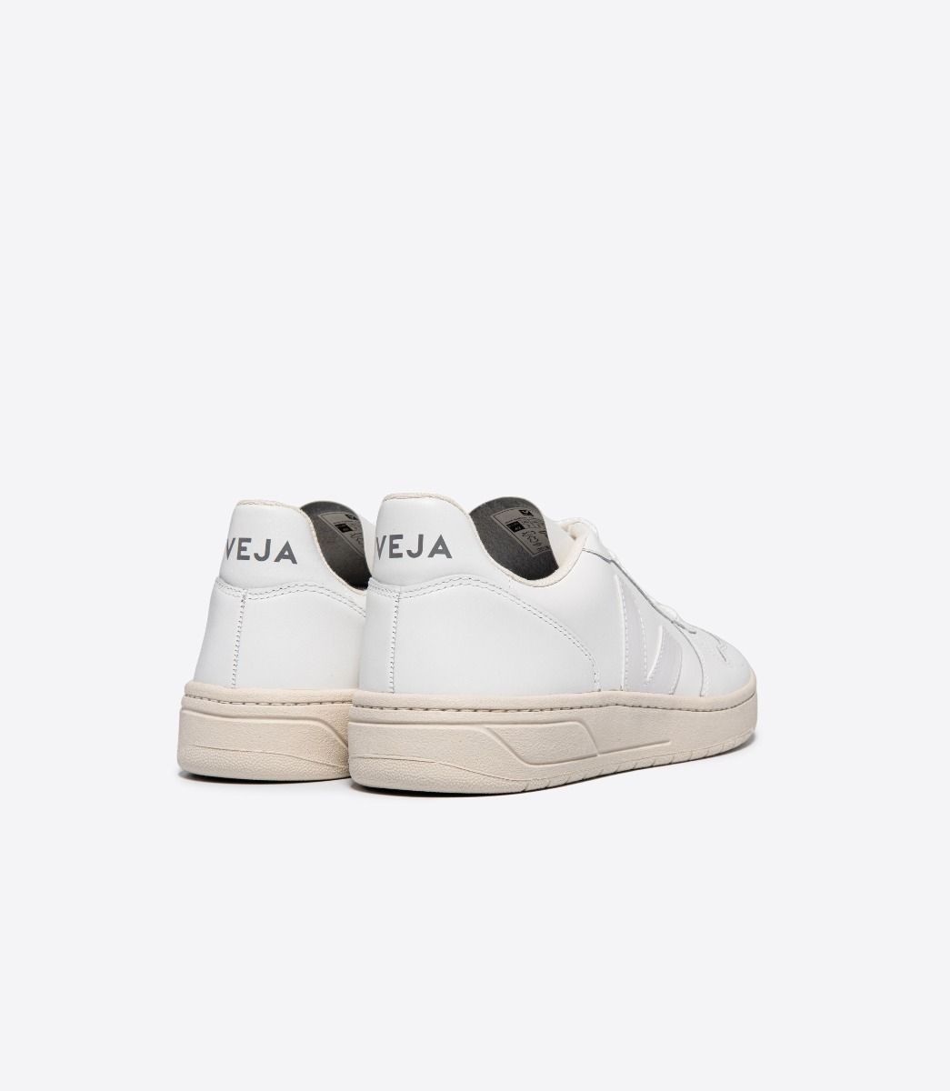 Women's V-10 LEATHER WHITE