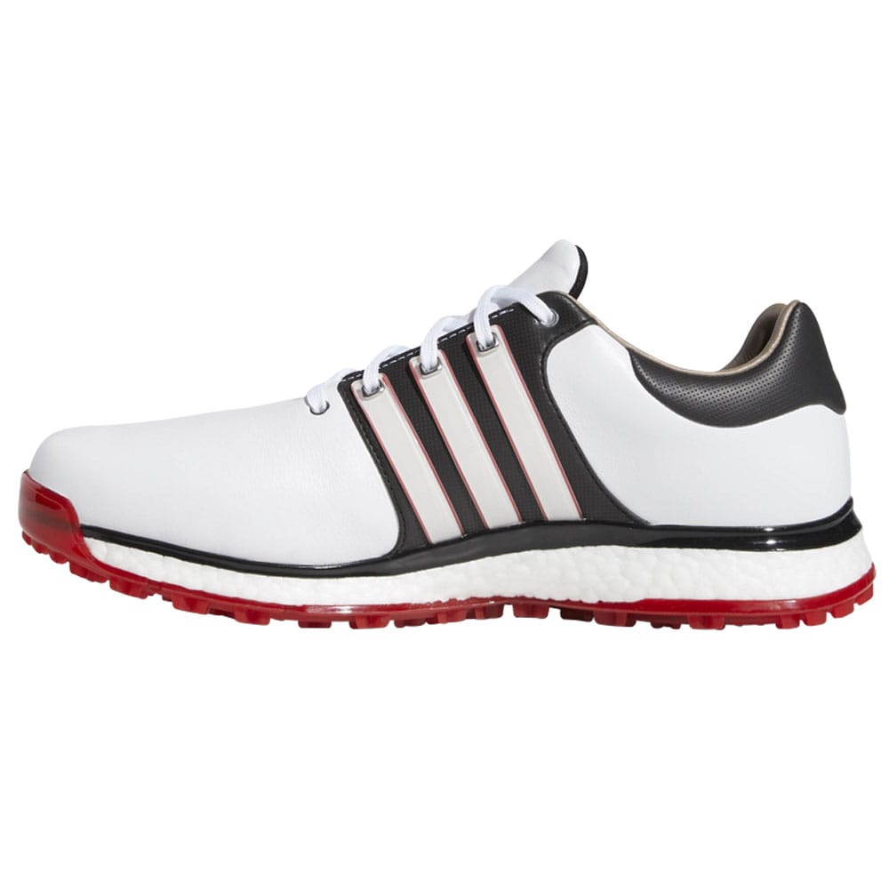 adidas Tour 360 XT SL Spikeless Shoes - White/Black/Red