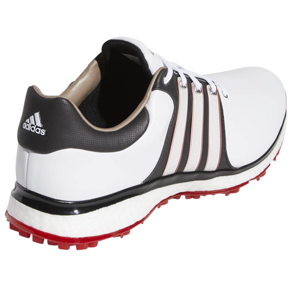 adidas Tour 360 XT SL Spikeless Shoes - White/Black/Red