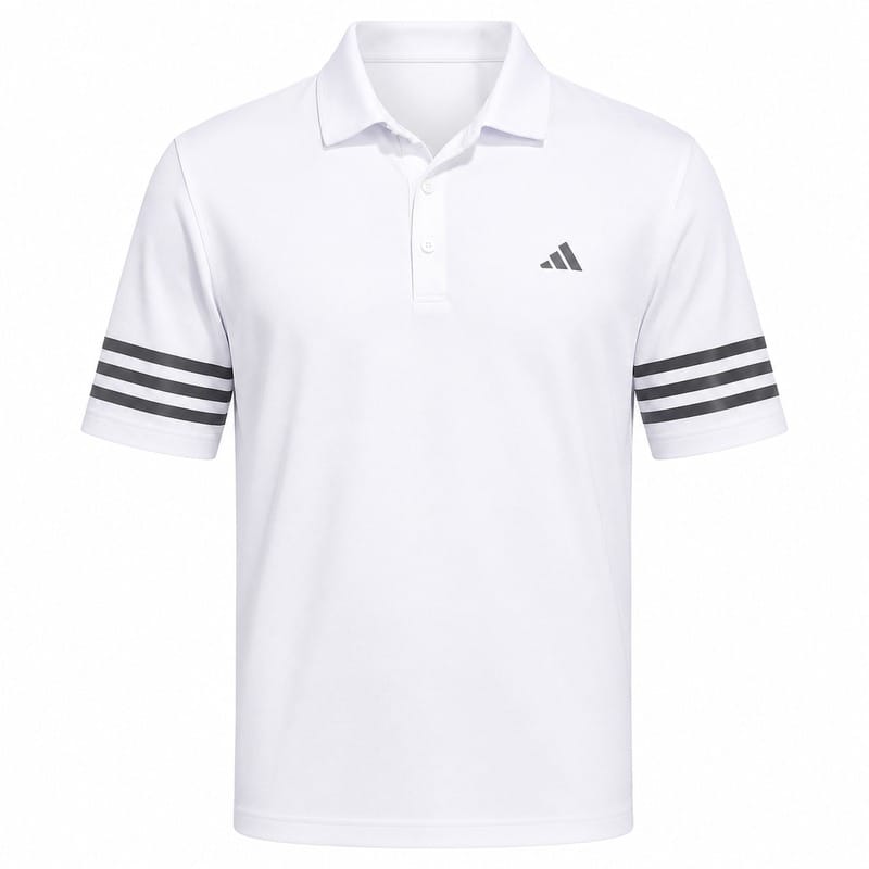 adidas 3-Stripes Polo Shirt - White